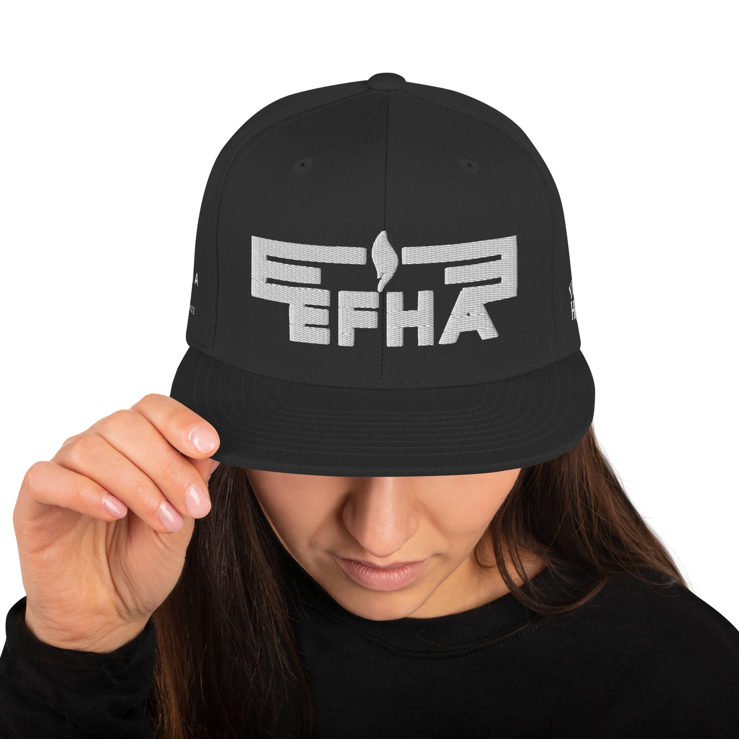 Hat 009 "E H F A® 3D Puff Embroidery" Snapback