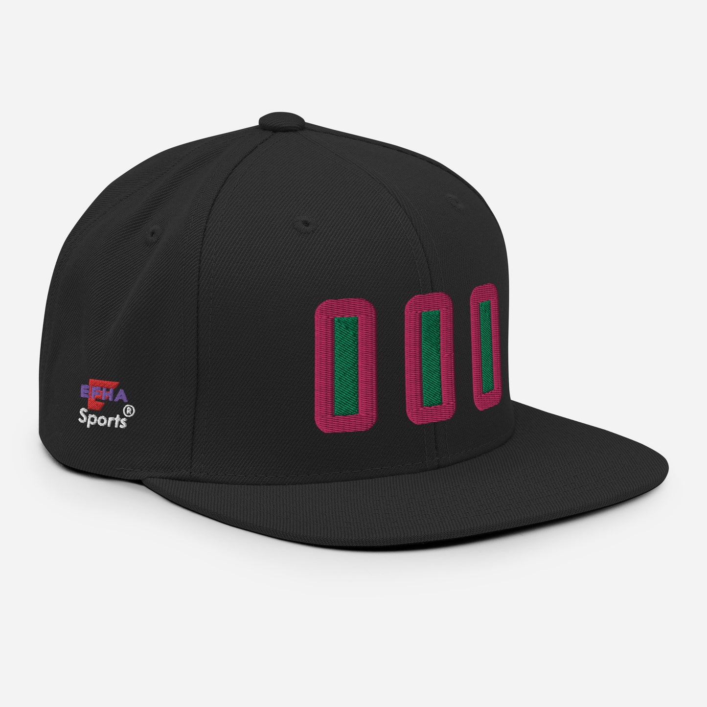 Hat 012 "FSH 3D Puff Embroidery Sports EDT" Snapback