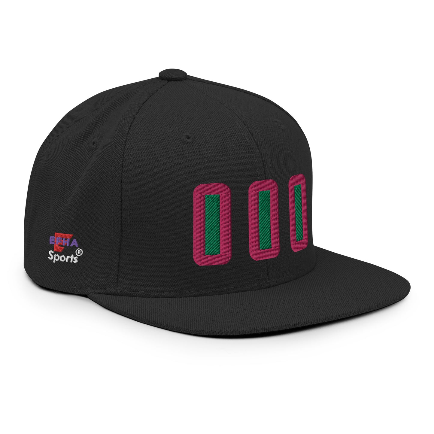 Hat 012 "FSH 3D Puff Embroidery Sports EDT" Snapback