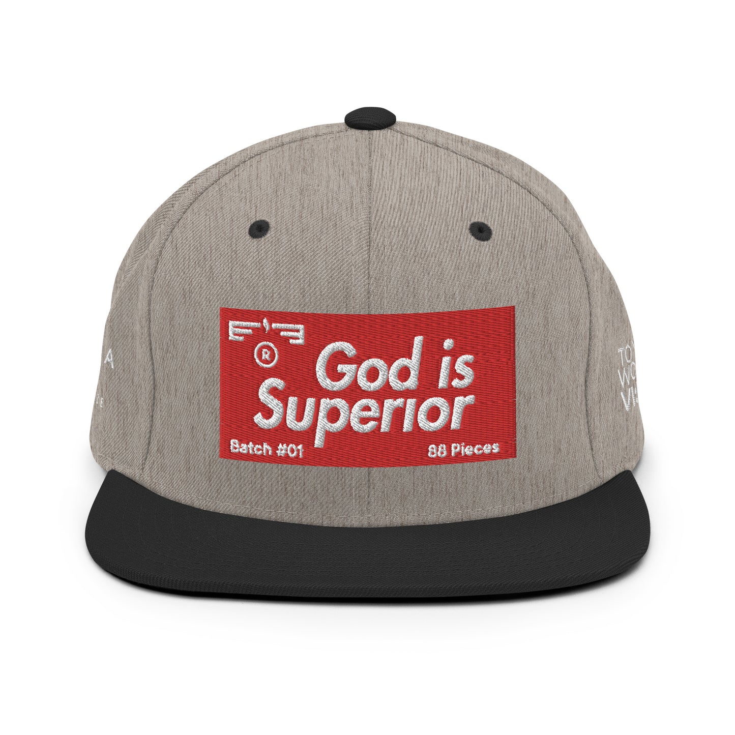 Hat 007 "God Is - Superior" Snapback