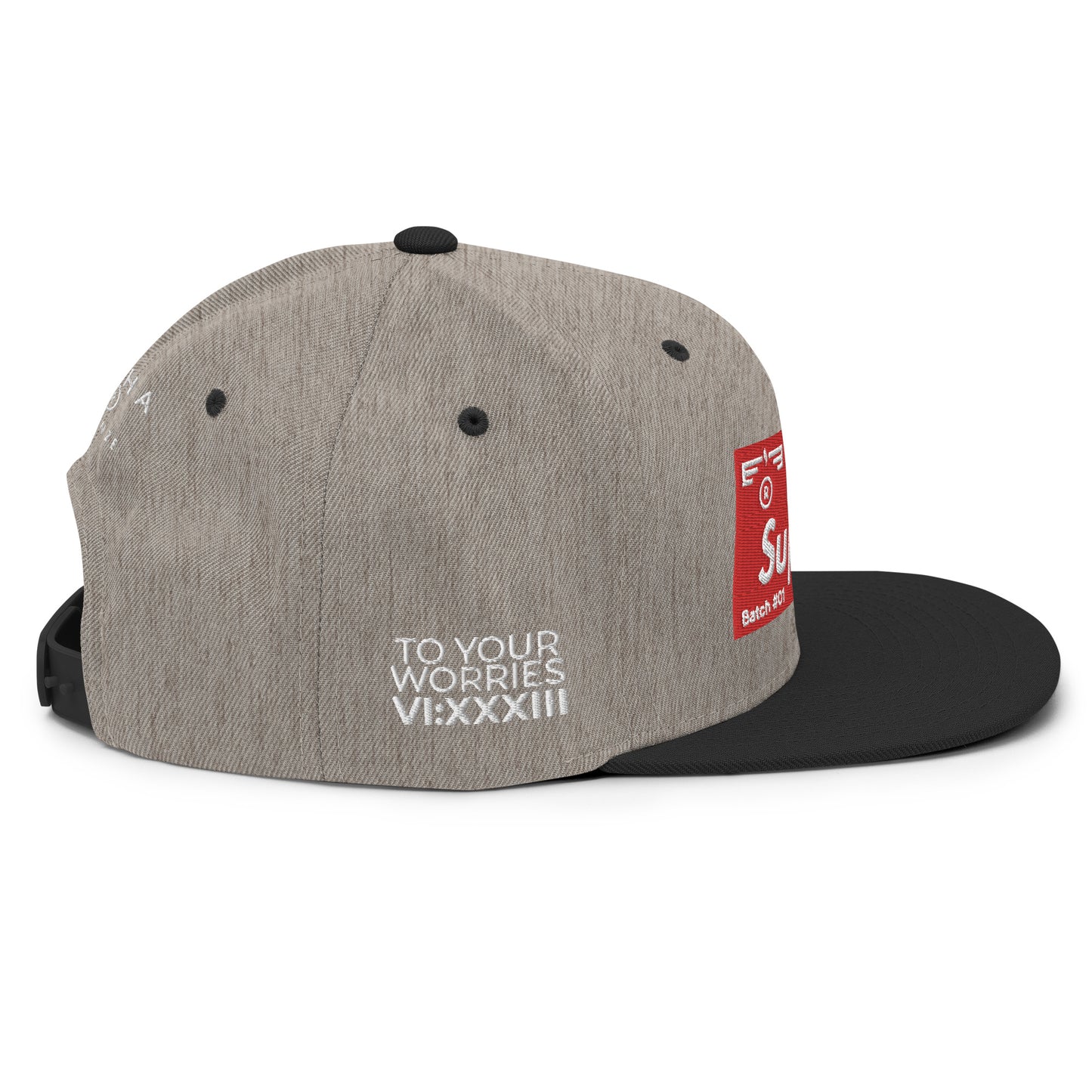 Hat 007 "God Is - Superior" Snapback