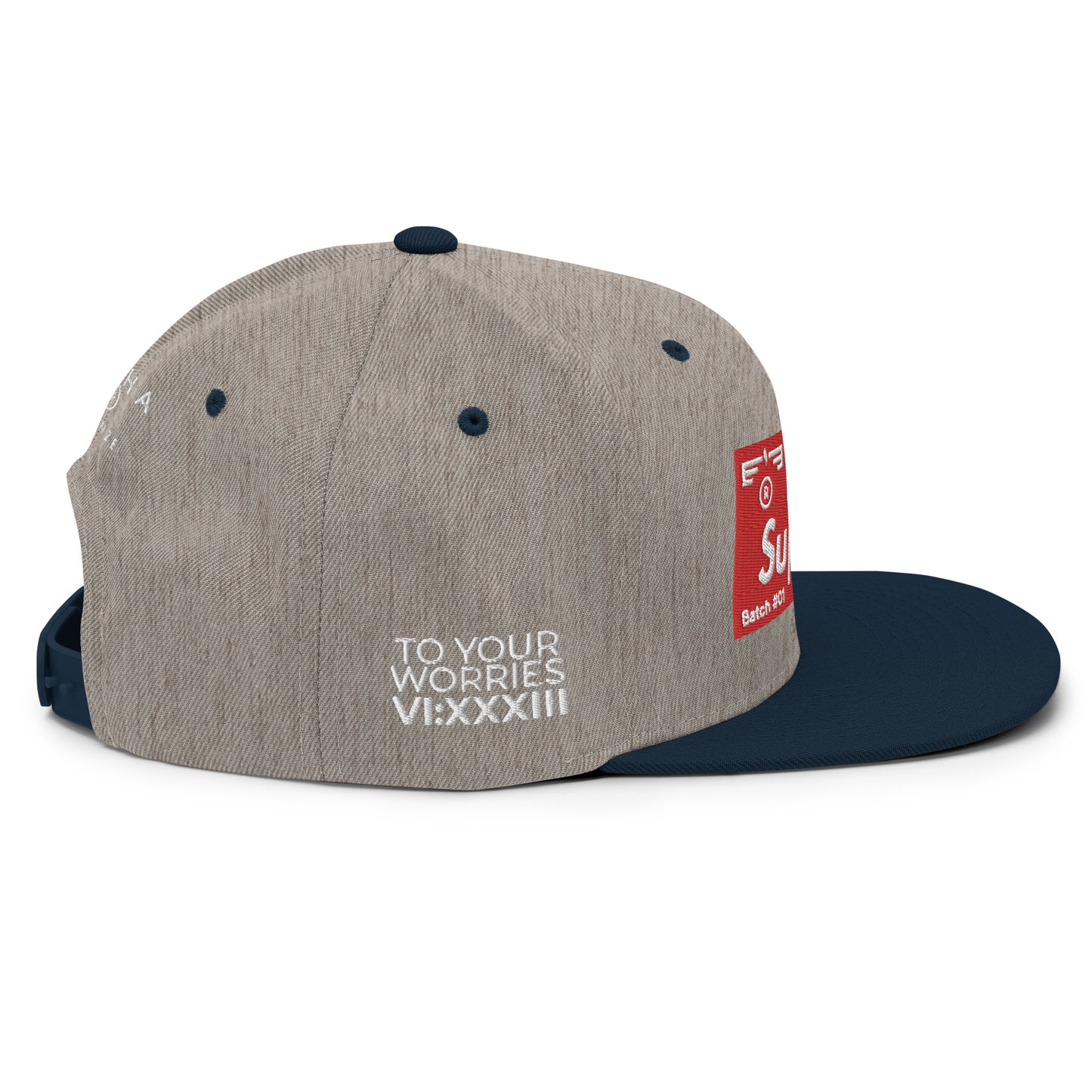 Hat 007 "God Is - Superior" Snapback