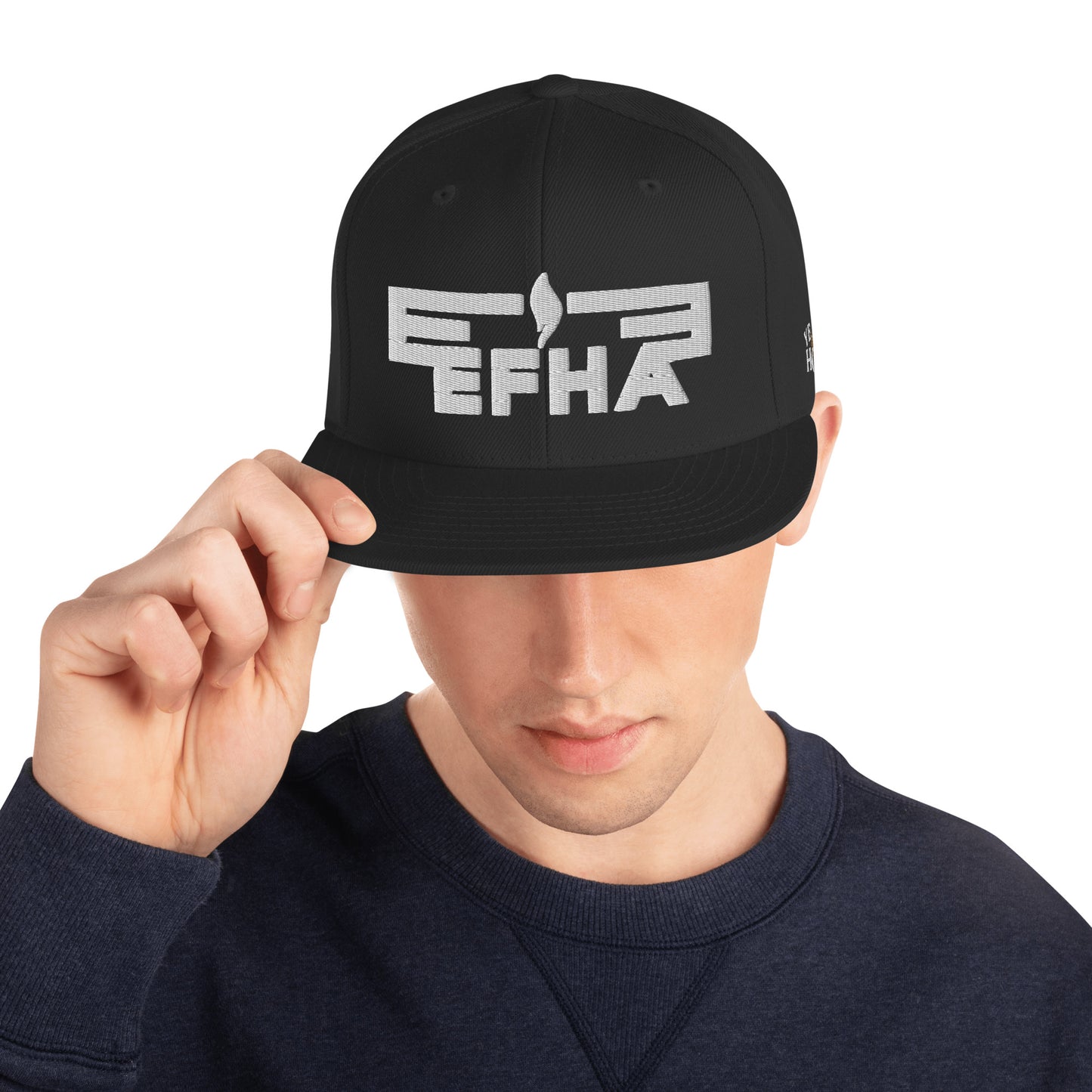 Hat 009 "E H F A® 3D Puff Embroidery" Snapback
