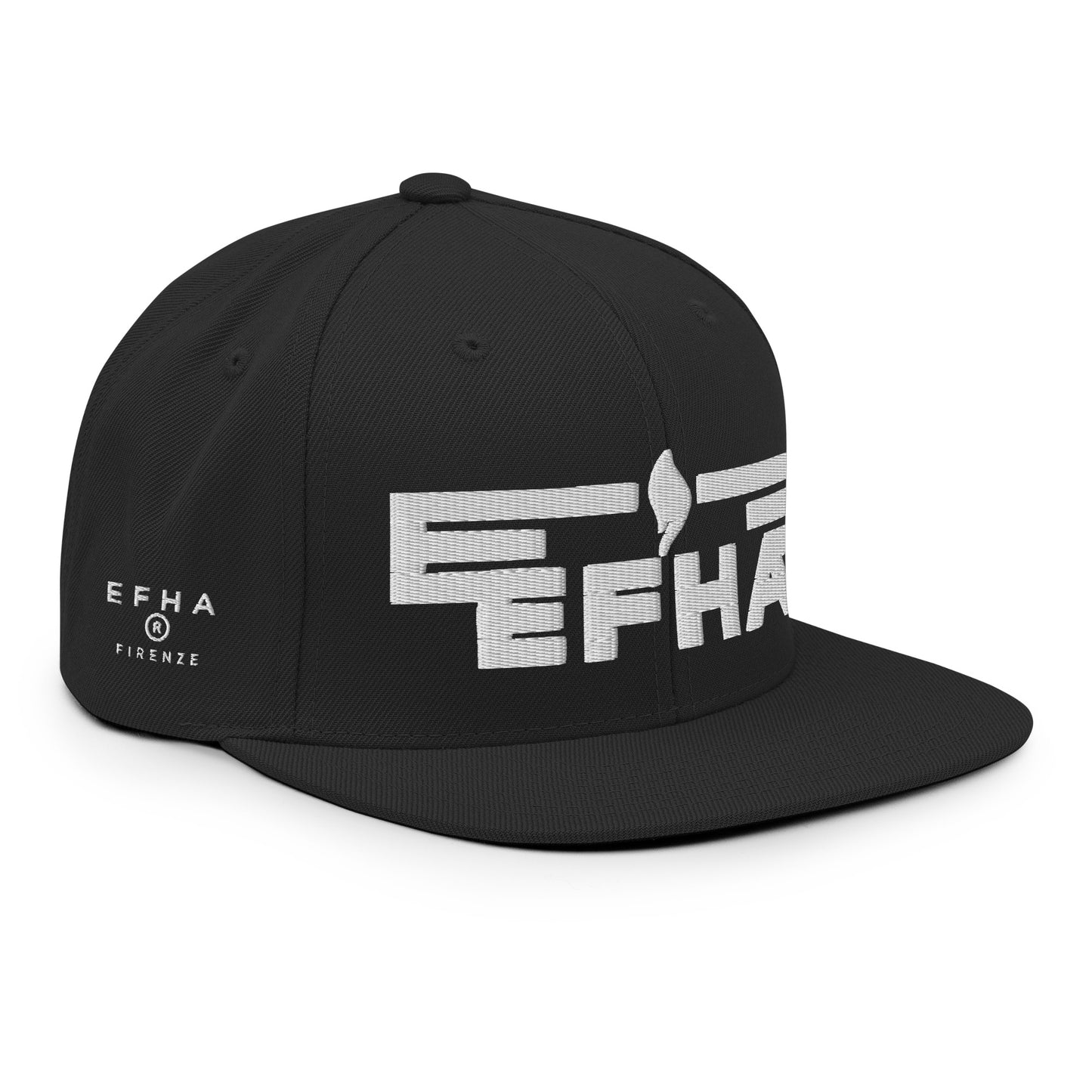 Hat 009 "E H F A® 3D Puff Embroidery" Snapback