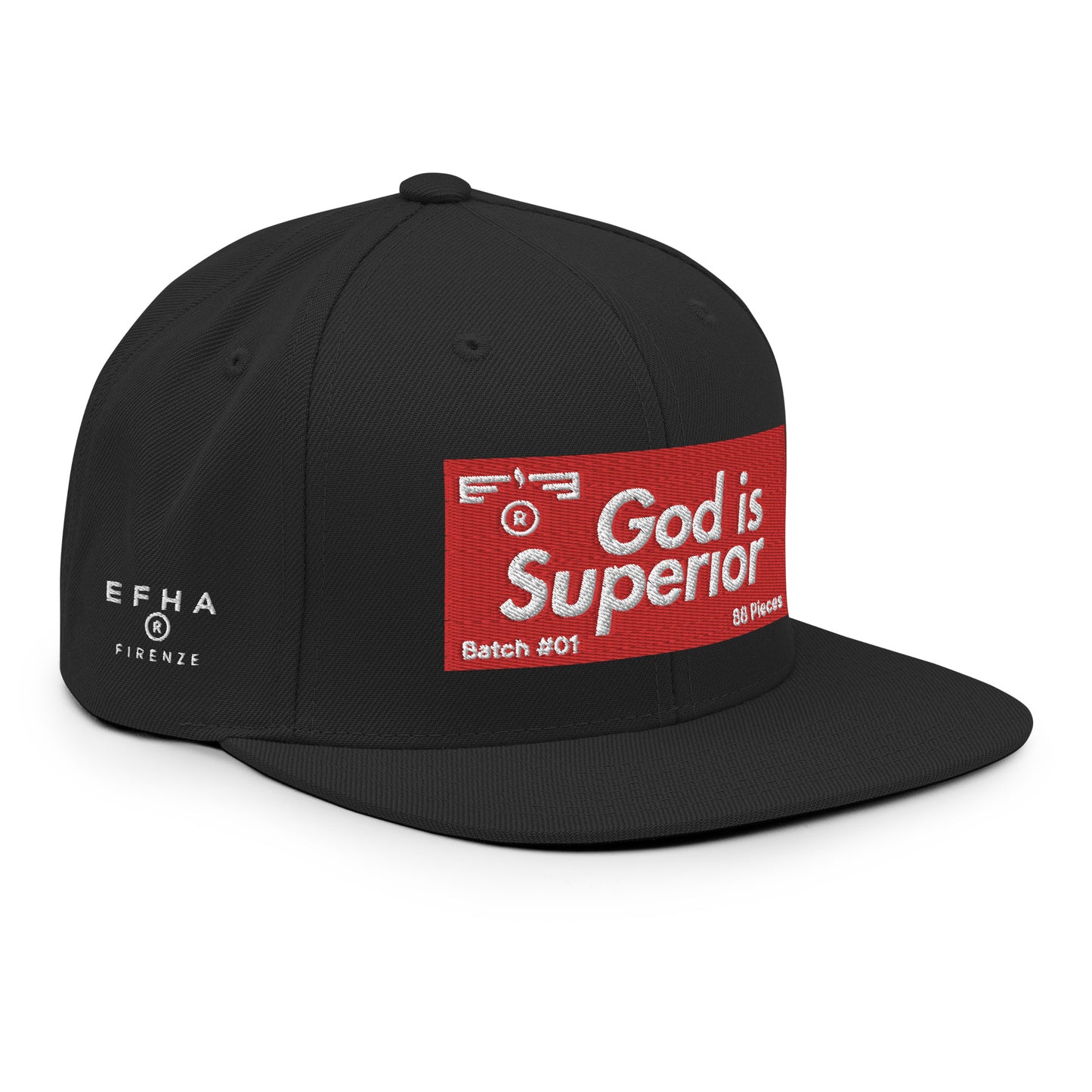 Hat 007 "God Is - Superior" Snapback