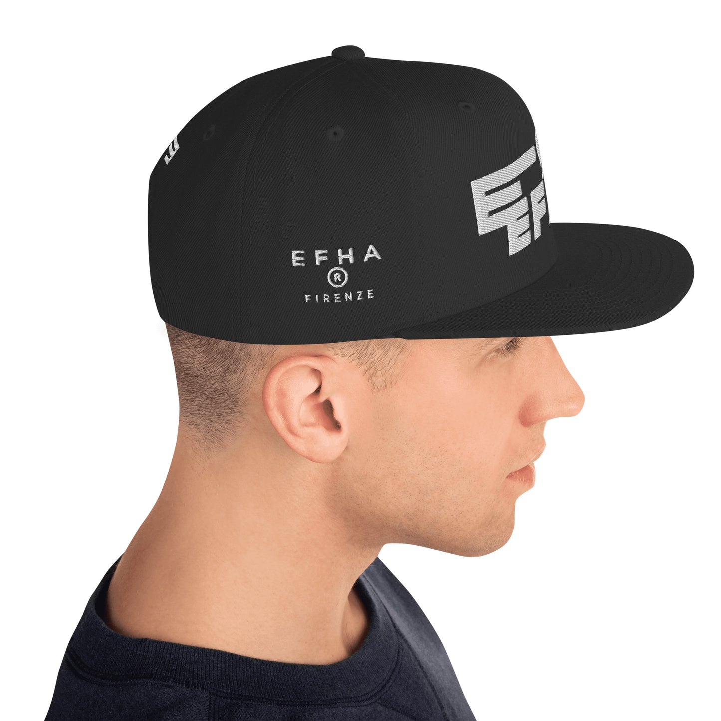 Hat 009 "E H F A® 3D Puff Embroidery" Snapback