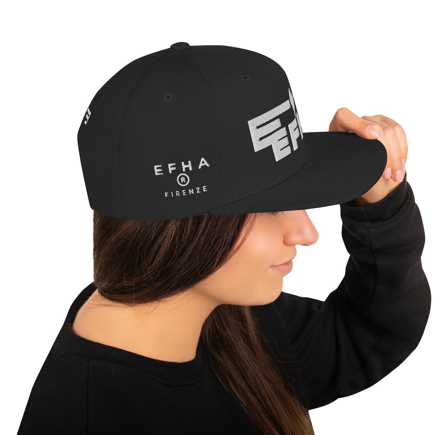 Hat 009 "E H F A® 3D Puff Embroidery" Snapback