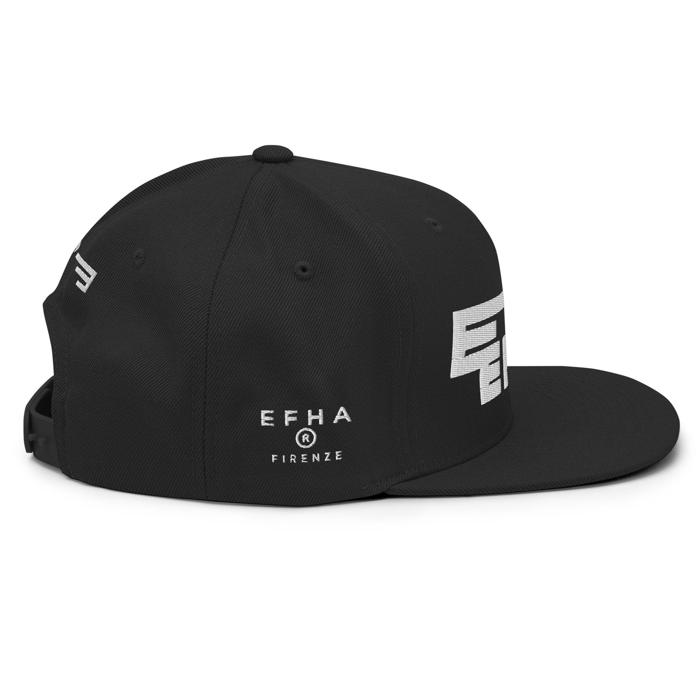 Hat 009 "E H F A® 3D Puff Embroidery" Snapback