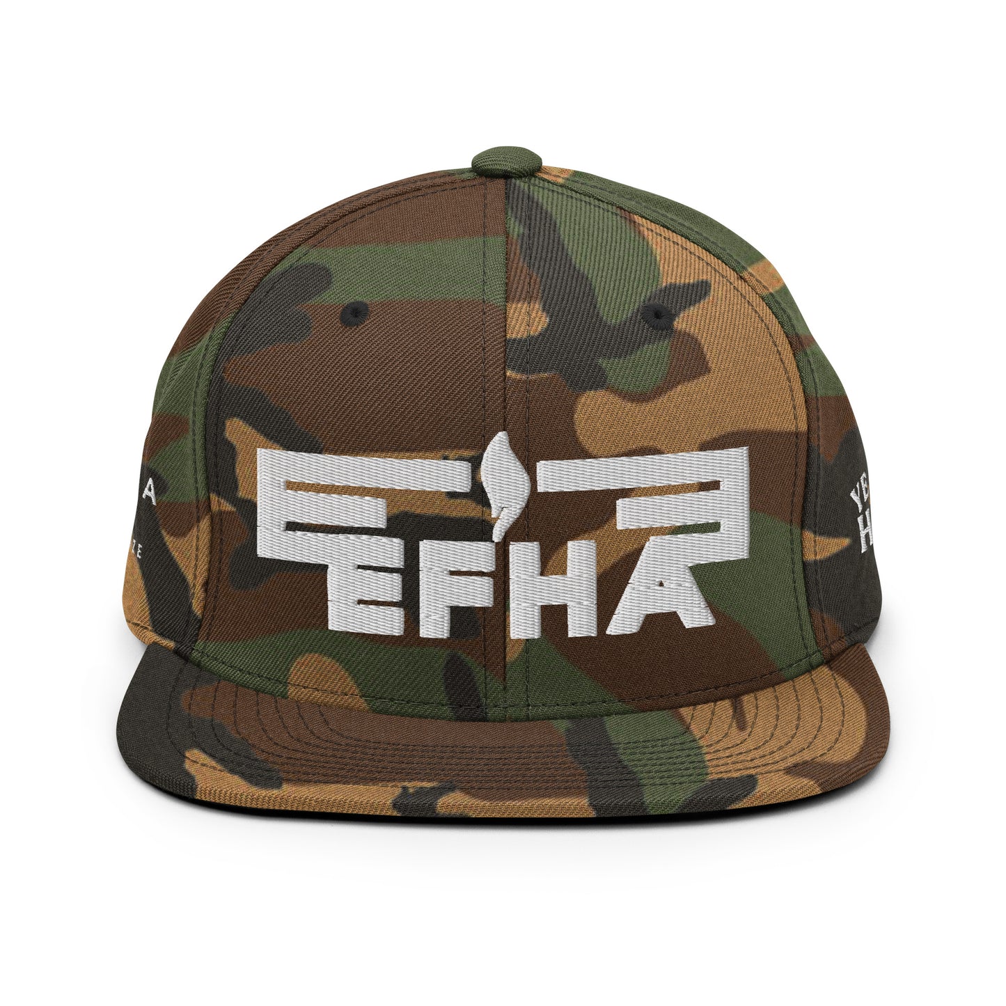 Hat 009 "E H F A® 3D Puff Embroidery" Snapback