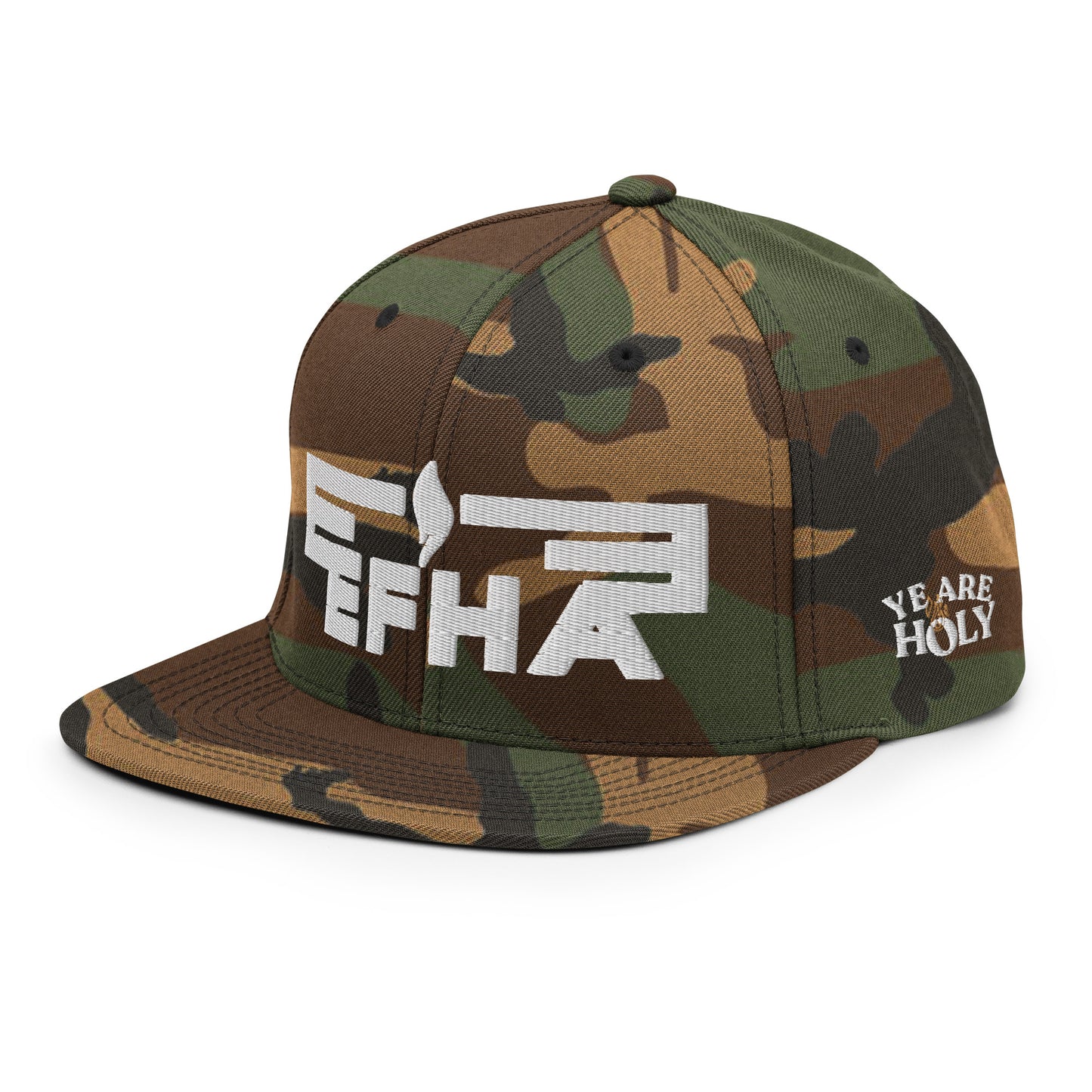 Hat 009 "E H F A® 3D Puff Embroidery" Snapback