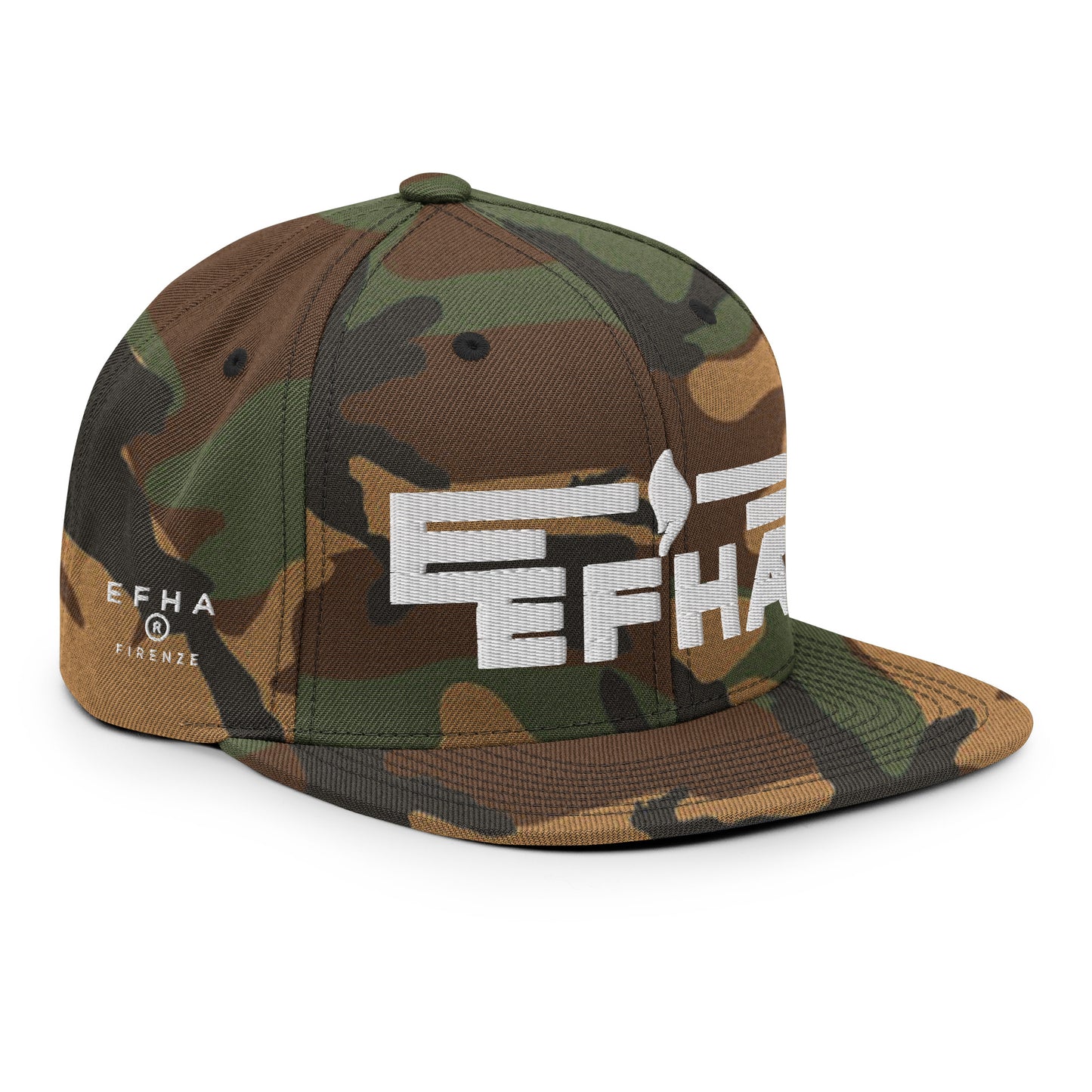 Hat 009 "E H F A® 3D Puff Embroidery" Snapback