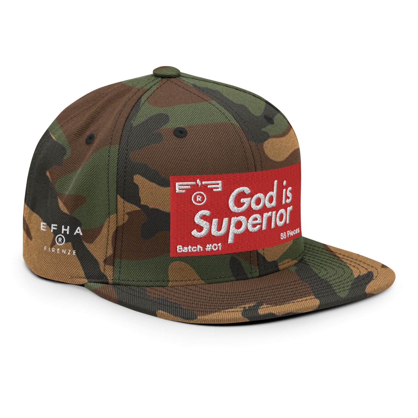 Hat 007 "God Is - Superior" Snapback