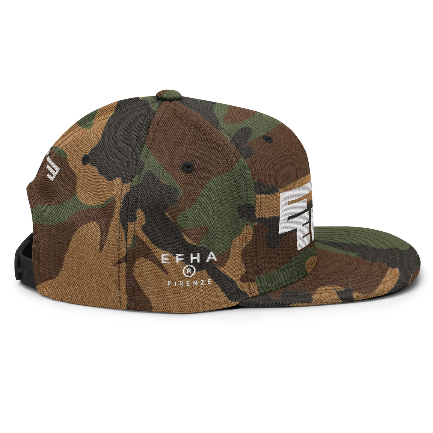 Hat 009 "E H F A® 3D Puff Embroidery" Snapback
