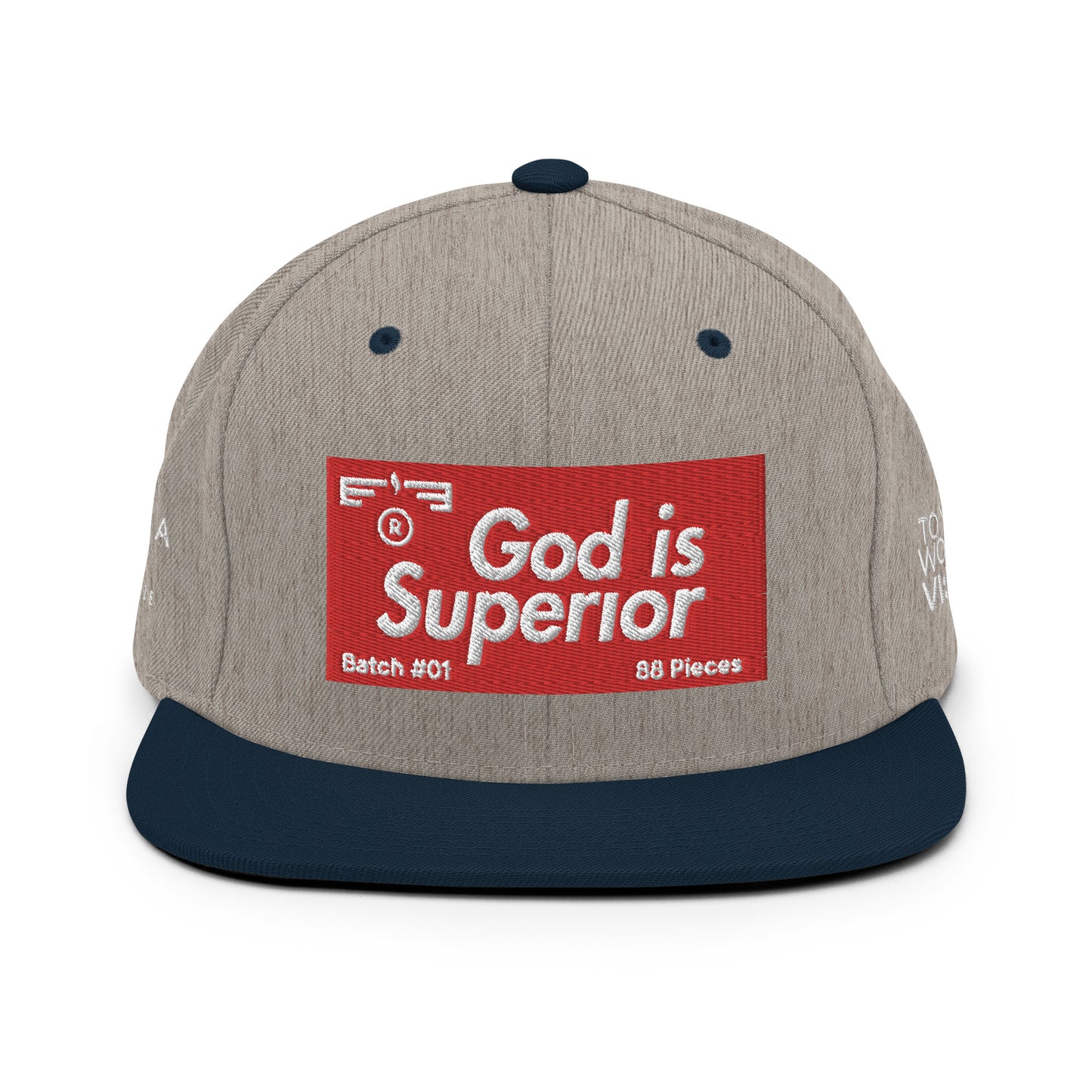 Hat 007 "God Is - Superior" Snapback