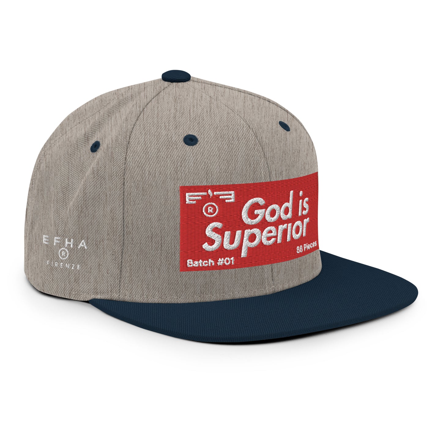 Hat 007 "God Is - Superior" Snapback
