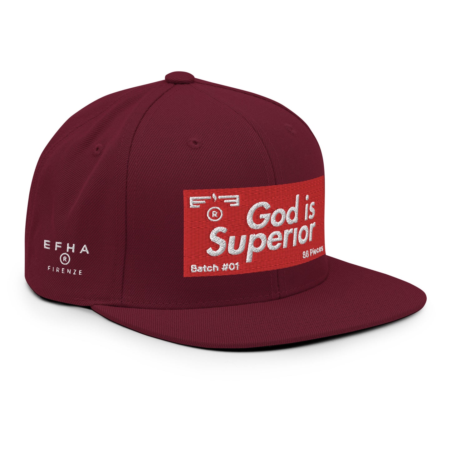 Hat 007 "God Is - Superior" Snapback