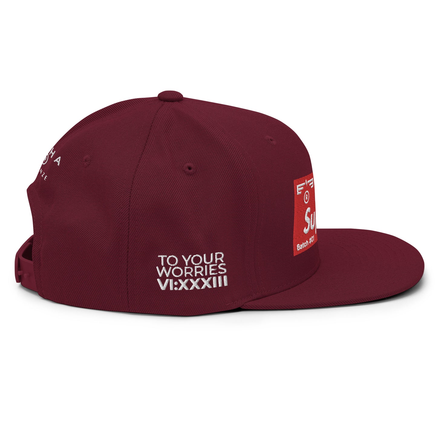Hat 007 "God Is - Superior" Snapback