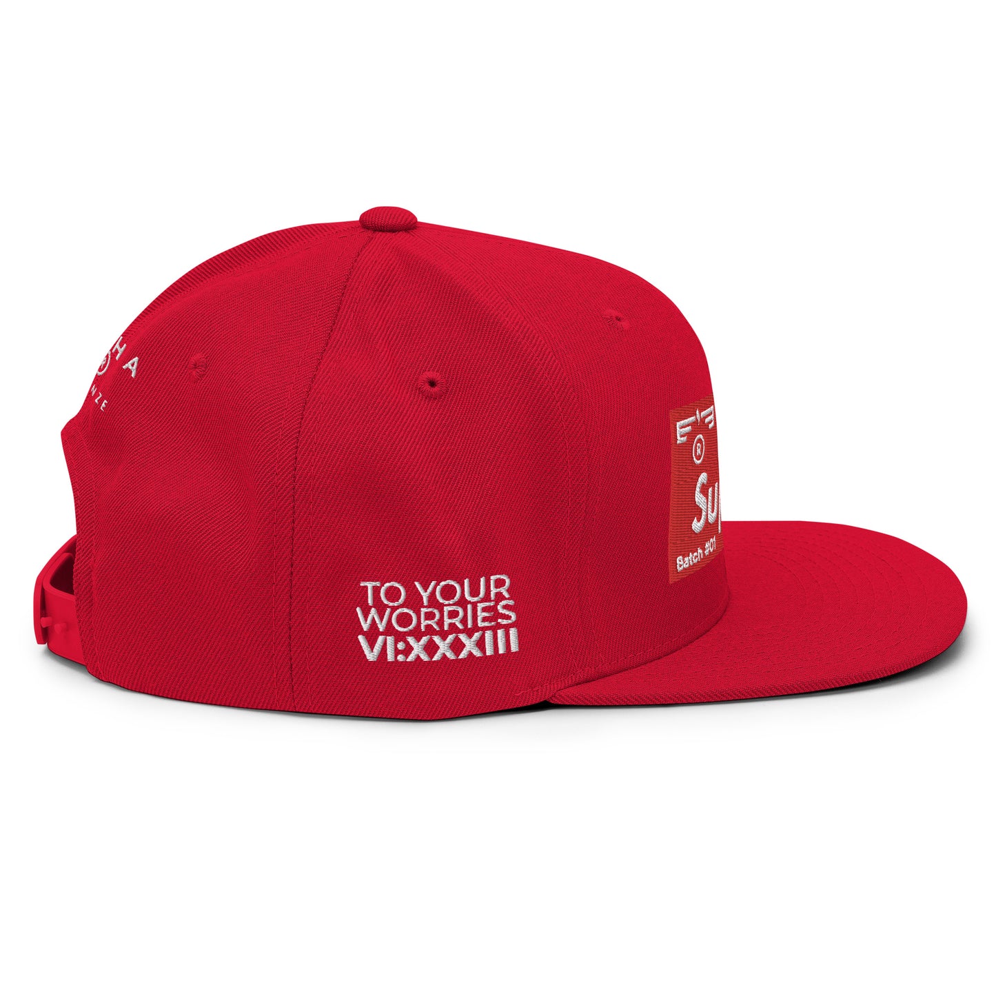 Hat 007 "God Is - Superior" Snapback