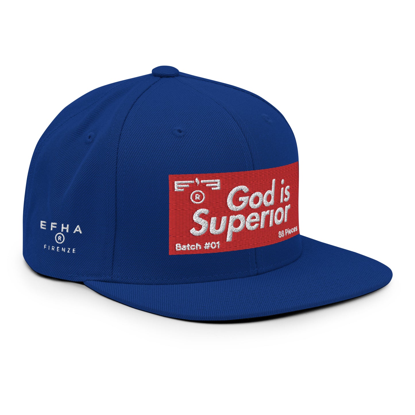 Hat 007 "God Is - Superior" Snapback