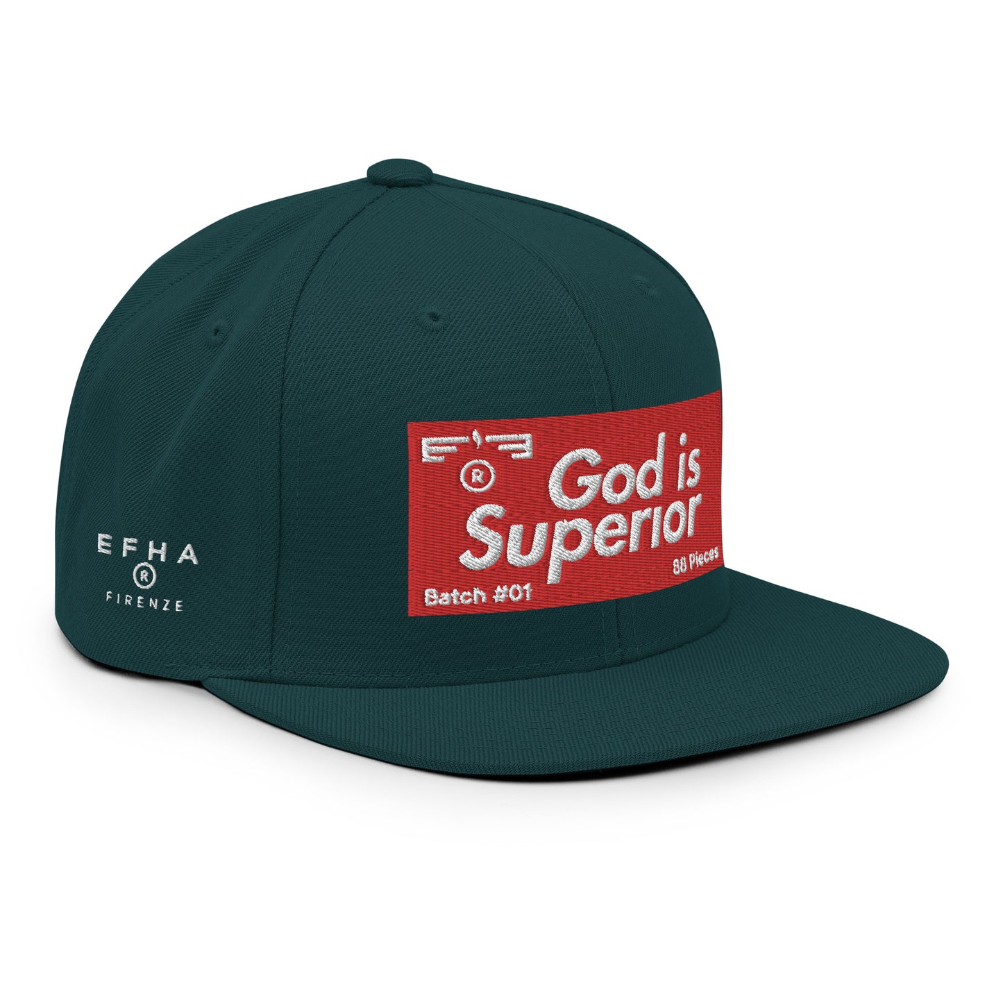 Hat 007 "God Is - Superior" Snapback