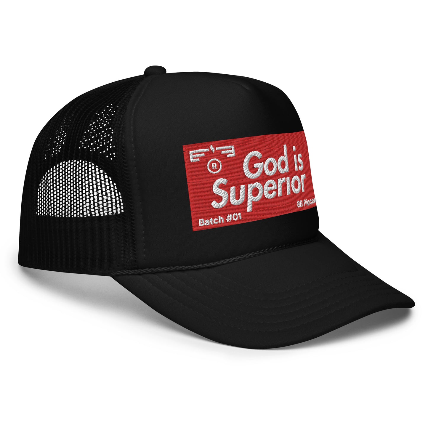 Hat 003 “God is - Superior” Trucker