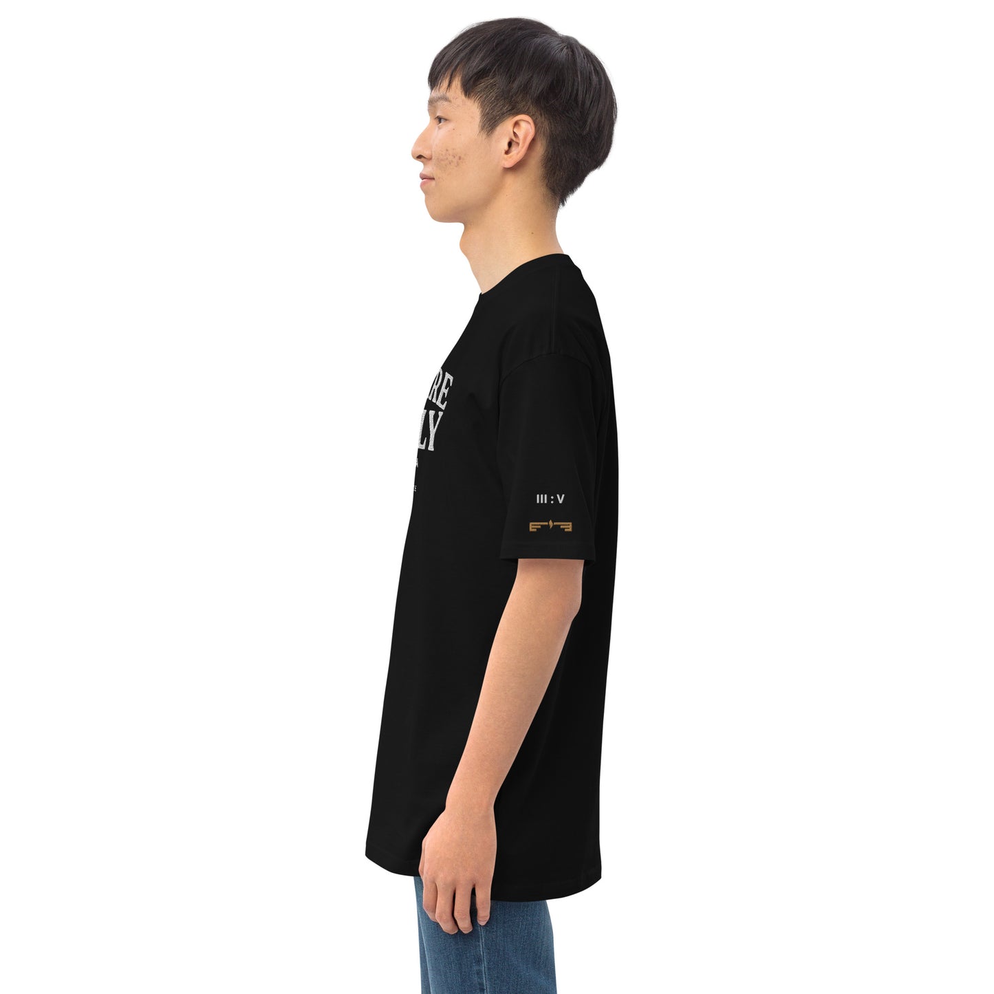 T-Shirt 005 "YE ARE HOLY" Heavyweight Embroidery