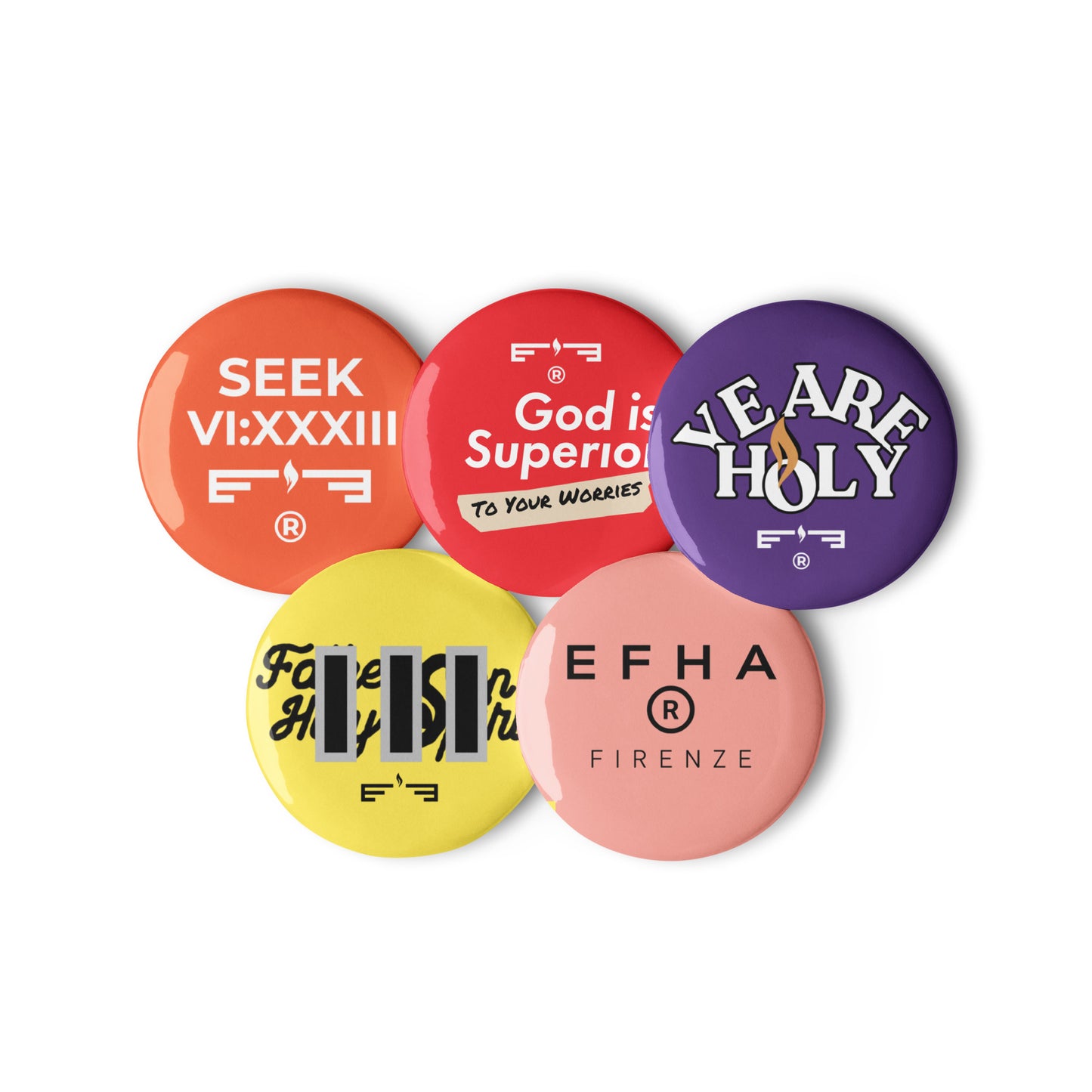 E F H A® Set of pin buttons