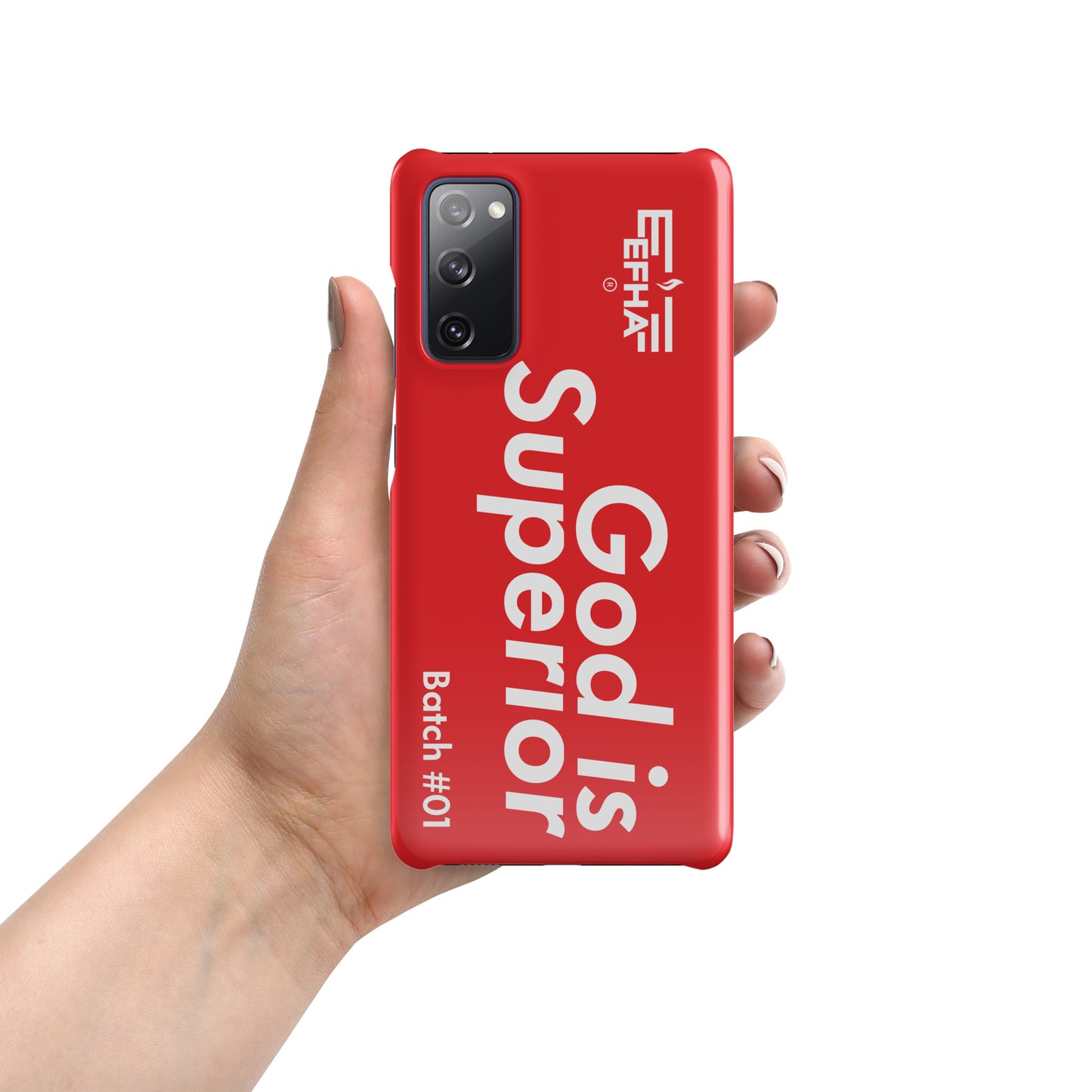 002 Samsung® "God Is Superior" Snap case