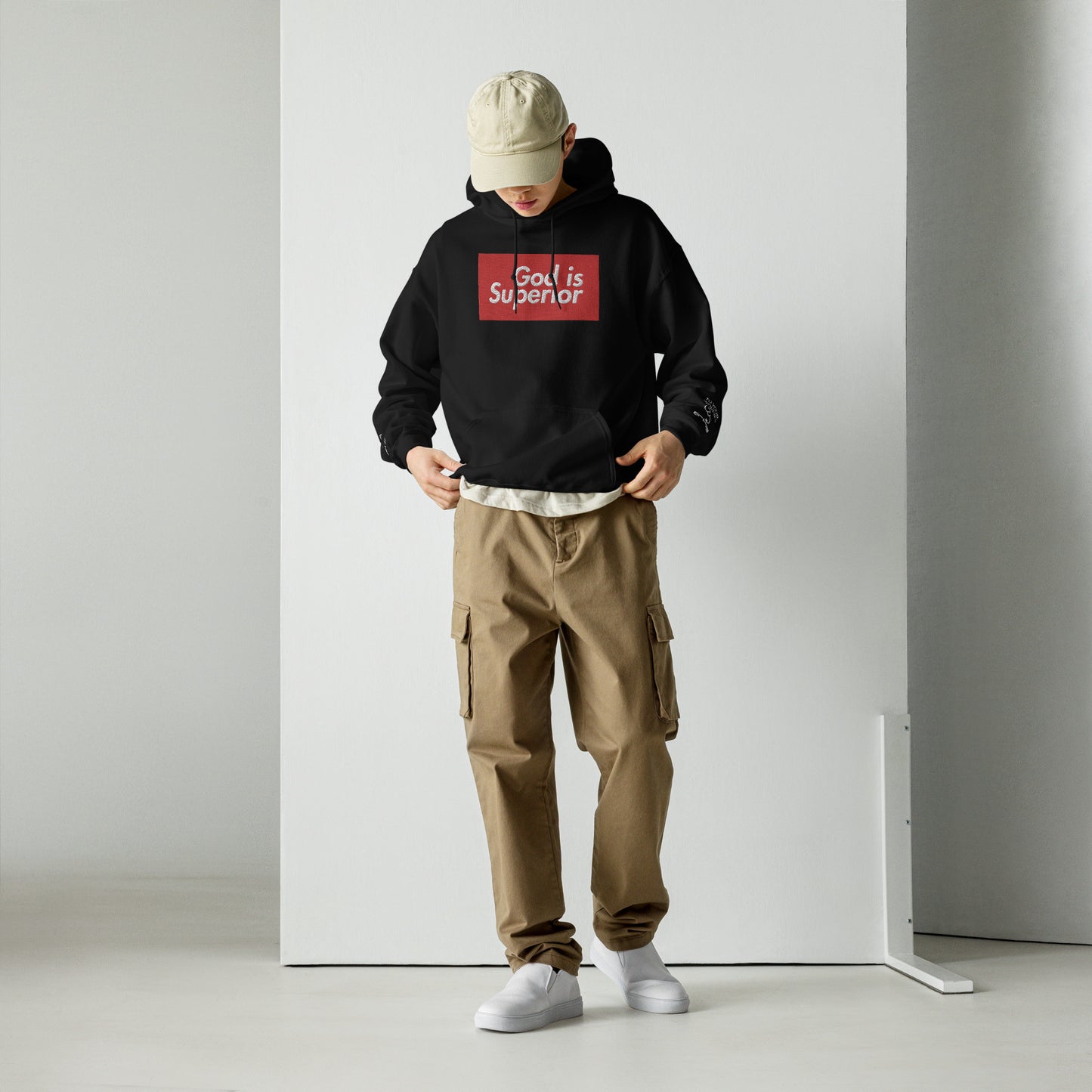 Hoodie 002 “God is - Superior”