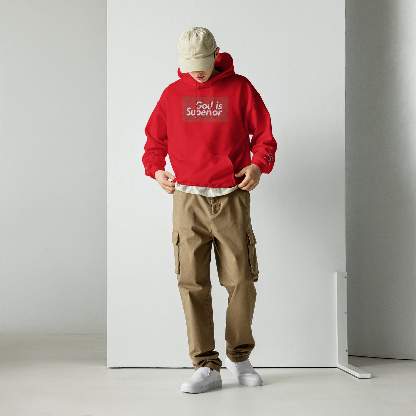 Hoodie 002 “God is - Superior”