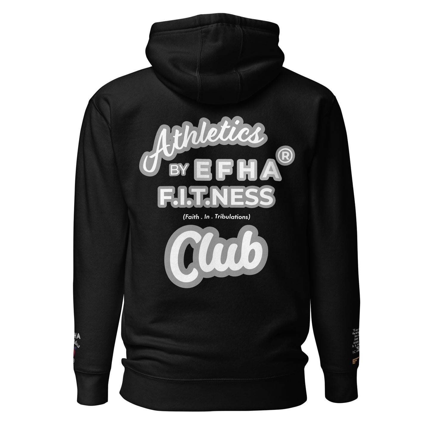 Hoodie 005 - E F H A® Athletics "Athletics By"
