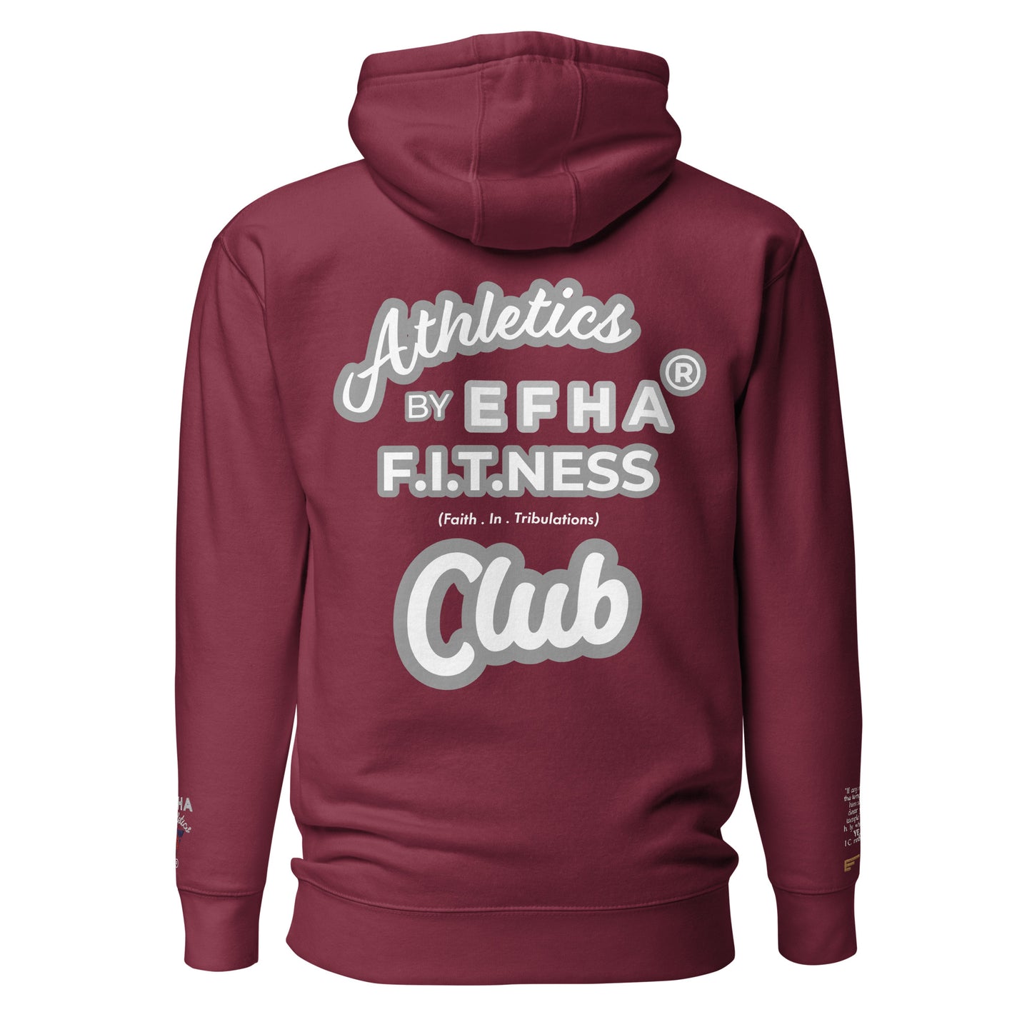 Hoodie 005 - E F H A® Athletics "Athletics By"
