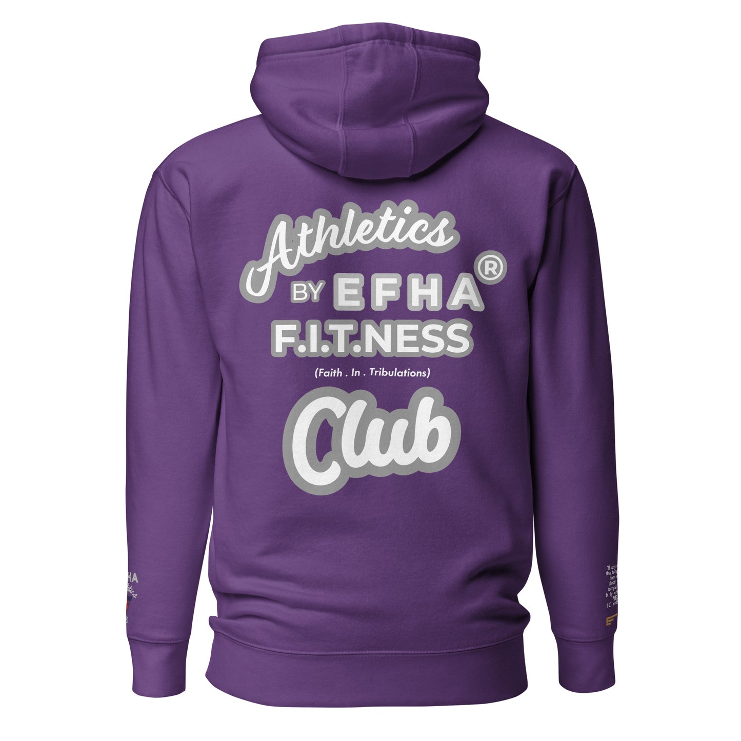 Hoodie 005 - E F H A® Athletics "Athletics By"