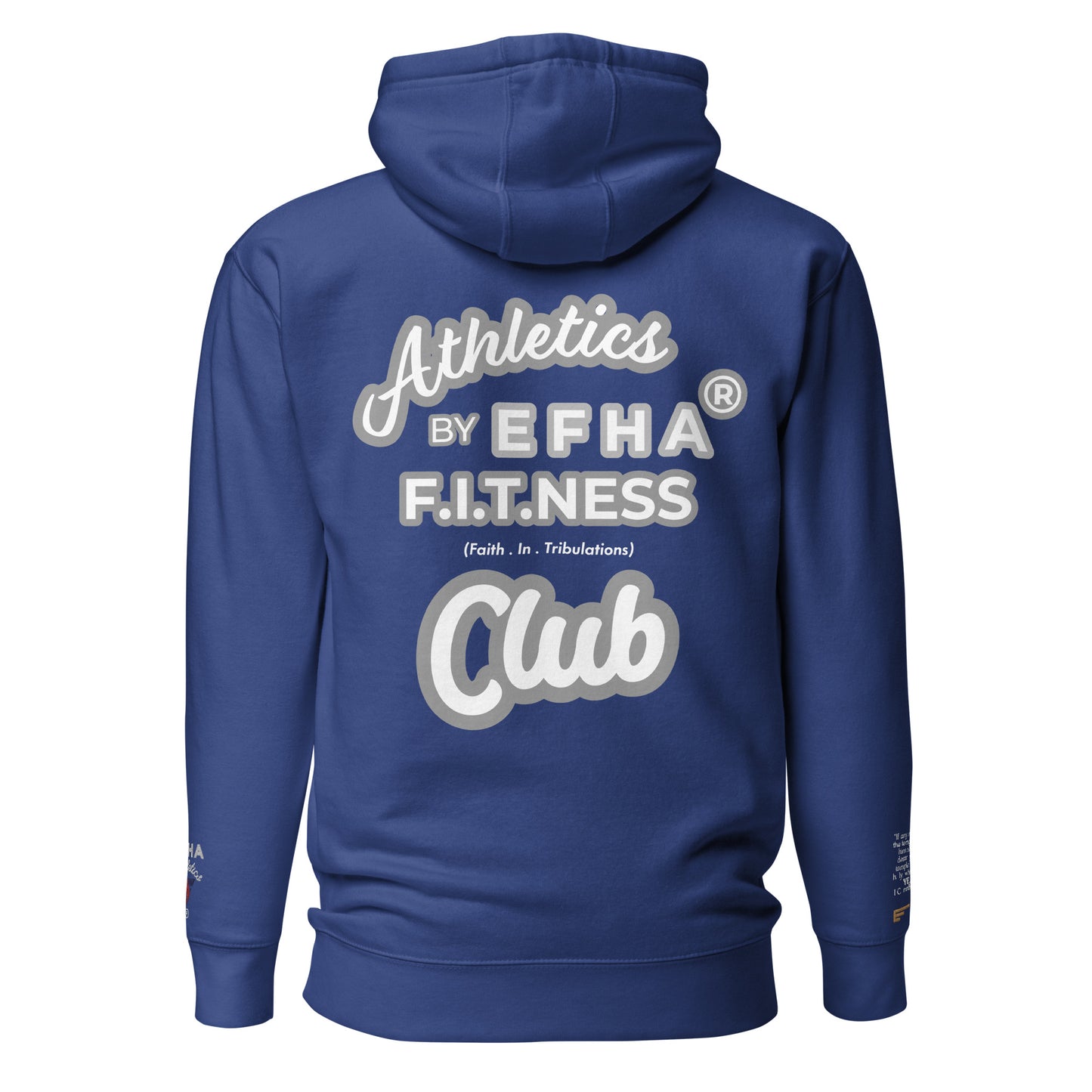 Hoodie 005 - E F H A® Athletics "Athletics By"